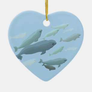 Ornement de baleine personnalisé par ornement de