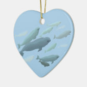 Ornement de baleine personnalisé par ornement de (Gauche)