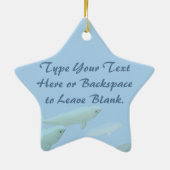 Ornement de baleines bélugas personnalisées orneme (Dos)