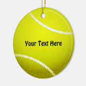 Ornement de balle de tennis (Gauche)