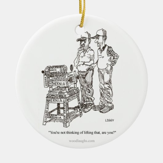 Ornement de bande dessinée d'hernie (rond, ovale, (Devant)