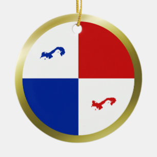 Ornement de bannière du Panama