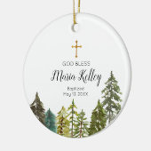 Ornement de baptême d'arbre de pin forestier (Gauche)