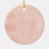 Ornement de baptême de filles florales (Dos)