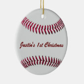 Ornement de base-ball personnalisé par coutume (Droite)