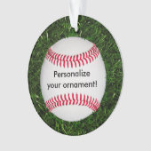 Ornement de baseball (devant)