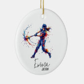 ornement de baseball pour fille, ornement de baseb (Droite)