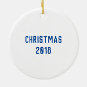 Ornement de bateau ponton coloré (Dos)