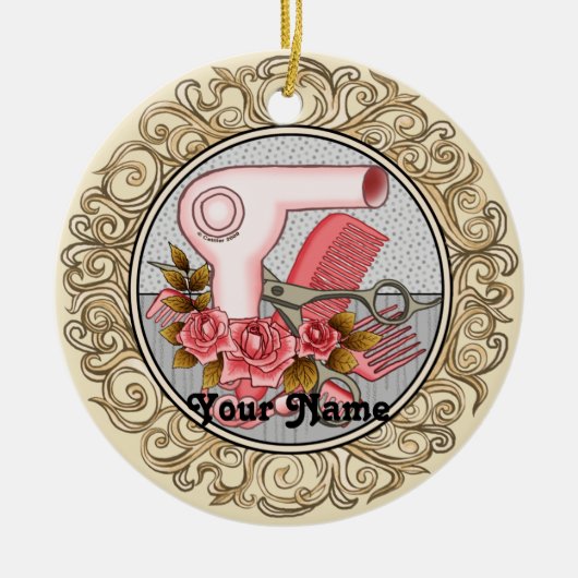 Ornement de beauté Rose (Devant)