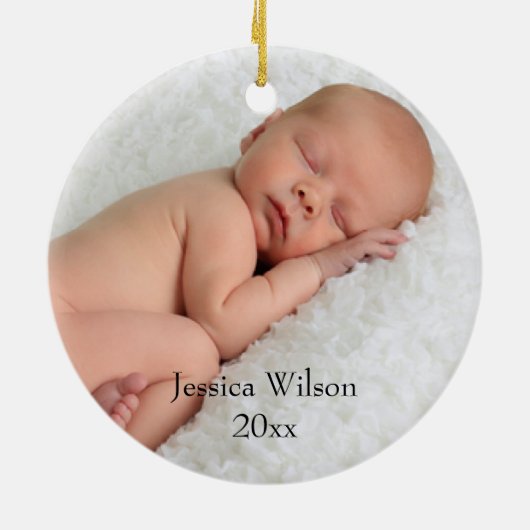 Ornement de bébé (Dos)