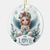 Ornement de bébé ange de Noël (Gauche)