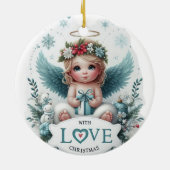 Ornement de bébé ange de Noël (Dos)