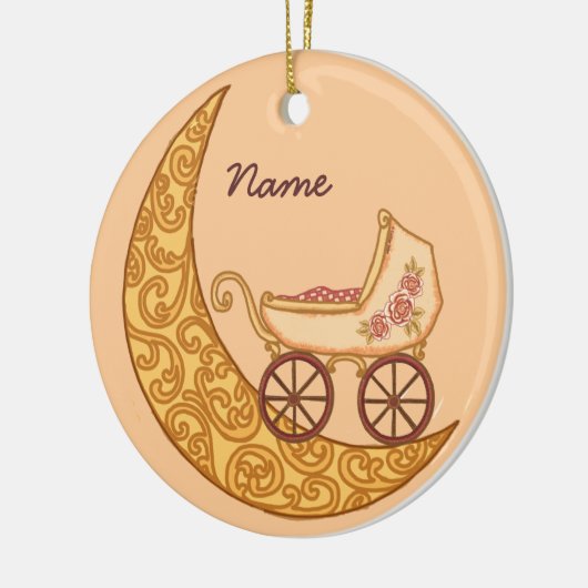 Ornement de bébé lune (Gauche)