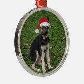 Ornement de berger allemand de Noël (Droite)