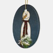 ornement de bonhomme de neige (Gauche)