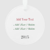 Ornement de boulangerie de noix de muscade / Donut (dos)