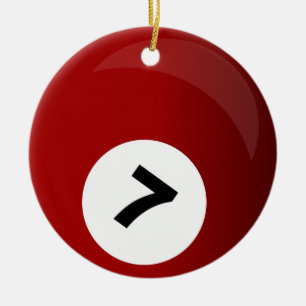 ornement de boule de billards