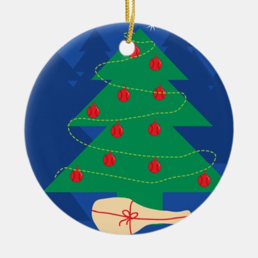 Ornement de boule de décoration d'arbre de Noël de (Devant)