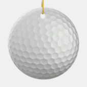Ornement de boule de golf (Dos)