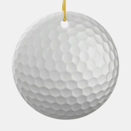 Ornement de boule de golf (Dos)