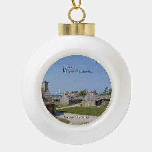 Ornement de boule de Michilimackinac (Devant)