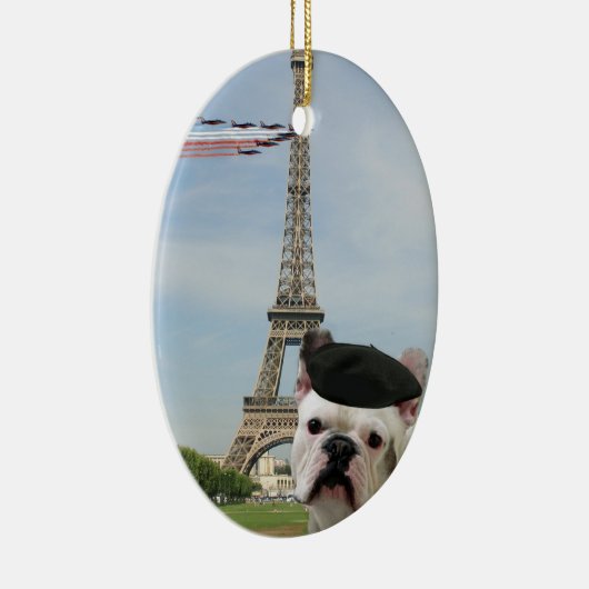 Ornement de bouledogue français (Droite)