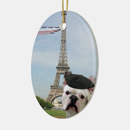 Ornement de bouledogue français (Gauche)