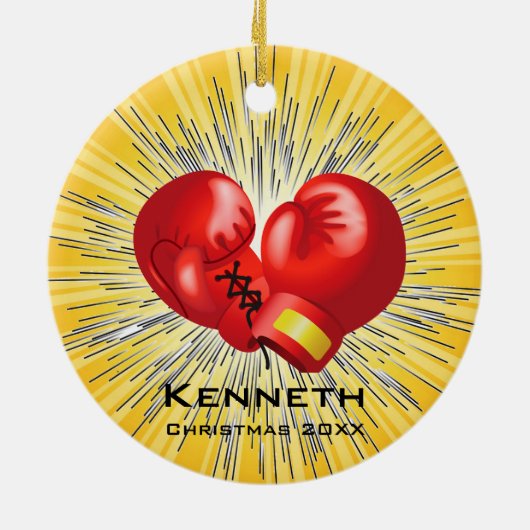 Ornement de boxe (Dos)