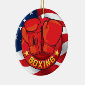 Ornement de boxe USA (Droite)