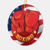 Ornement de boxe USA (Gauche)