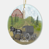 Ornement de buggy amish qui revient (Gauche)