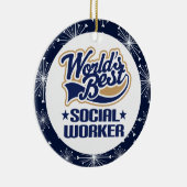 Ornement de cadeau d'assistant social (Droite)