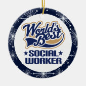 Ornement de cadeau d'assistant social (Devant)