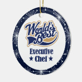 Ornement de cadeau de chef exécutif (Gauche)