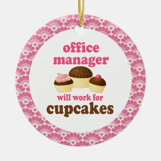 Ornement de cadeau de directeur de bureau (Devant)