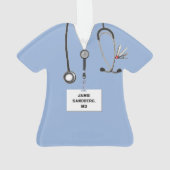 Ornement de Cadeau de Docteur Créatif (dos)