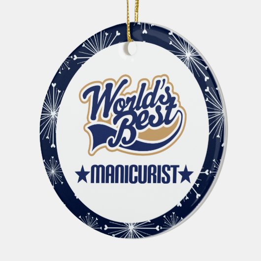 Ornement de cadeau de manucure (Gauche)