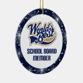 Ornement de cadeau de membre de conseil (Droite)