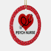 Ornement de cadeau de Noël d'infirmière de Psych (Droite)