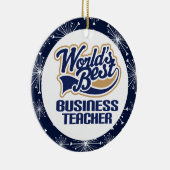 Ornement de cadeau de professeur d'affaires (Droite)