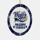 Ornement de cadeau de professeur de philosophie (Droite)