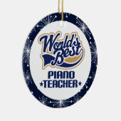 Ornement de cadeau de professeur de piano (Droite)