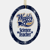Ornement de cadeau de professeur de Sciences (Droite)