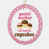 Ornement de cadeau de travailleur postal (Gauche)