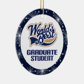 Ornement de cadeau d'étudiant de troisième cycle (Droite)