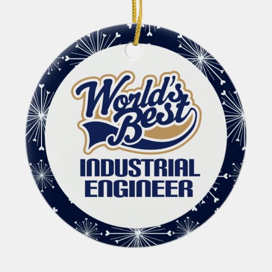 Ornement de cadeau d'ingénieur industriel (Devant)