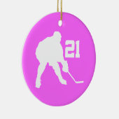 Ornement de cadeau du numéro 21 de joueur de (Droite)