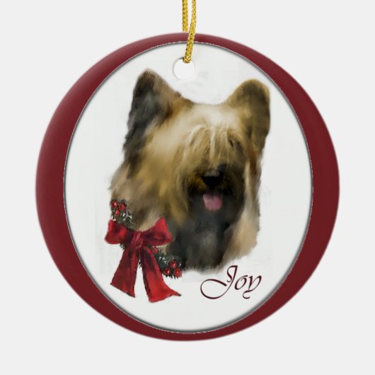 Ornement de cadeaux de Noël Briard (Devant)