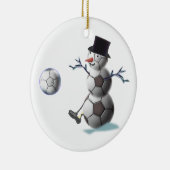 Ornement de cadeaux de Noël d'amants du football (Droite)