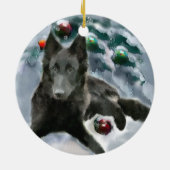 Ornement de cadeaux de Noël pour chien berlinois b (Dos)